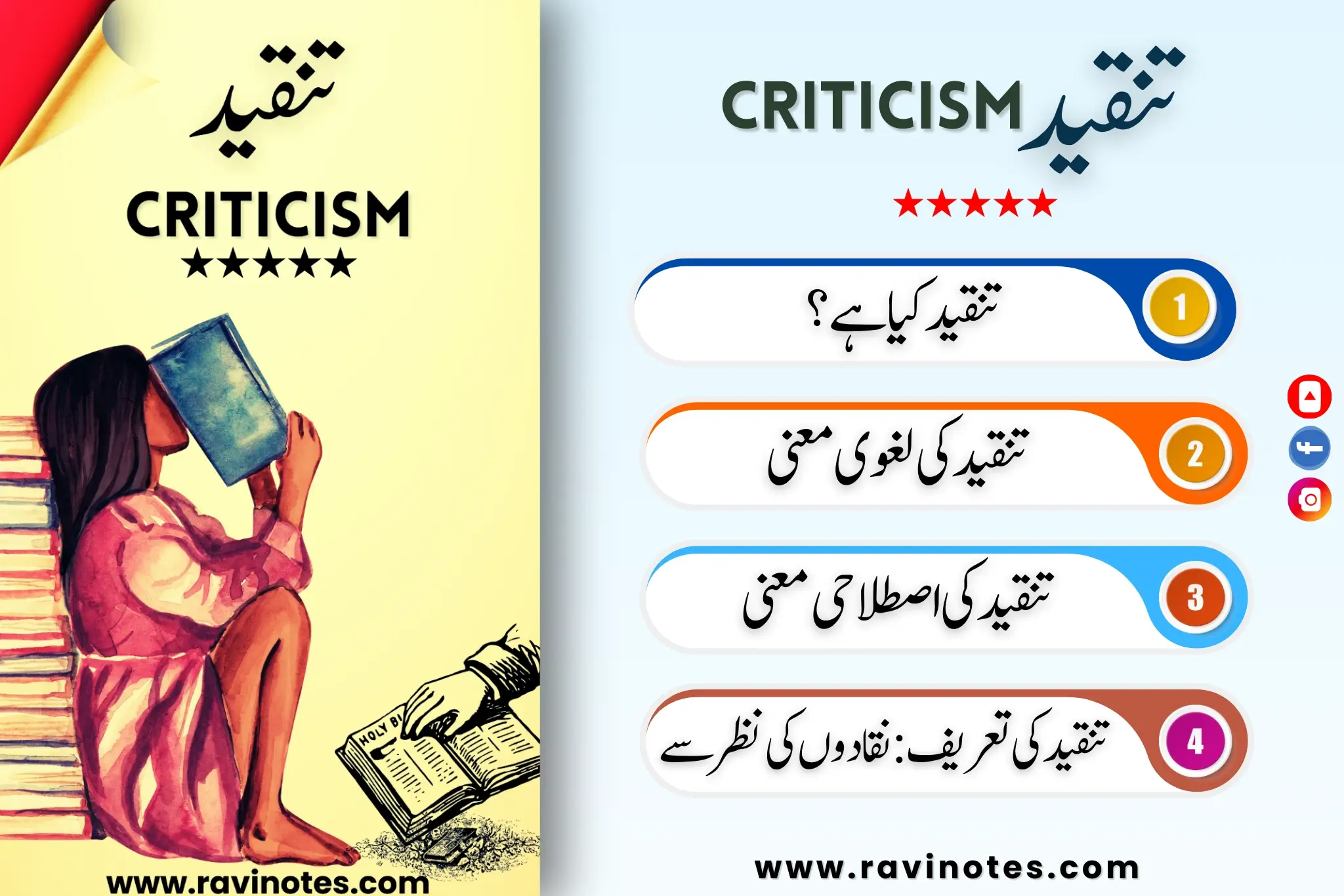 نتقید کیا ہے؟ تنقید کی تعریف، تنقید کی لغوی اور اصطلاحی معنی pdf
