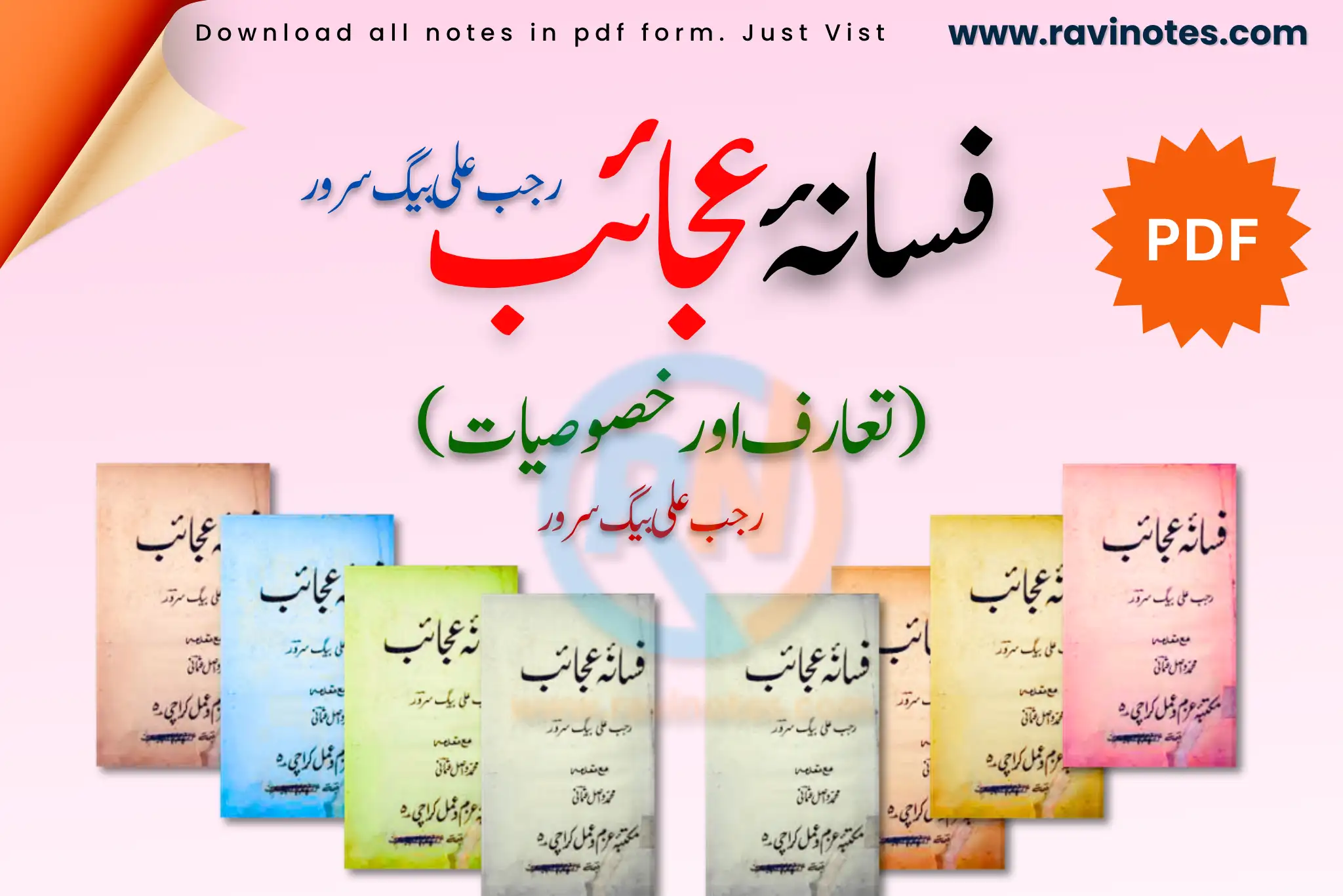 فسانۂ عجائب کی خصوصیات اور تعارف
