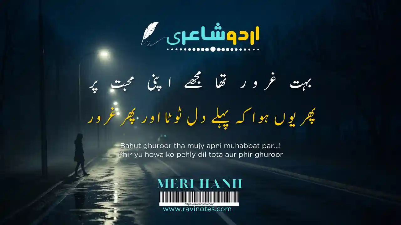 Heart Broken Urdu Poetry, Deep Urdu Lines